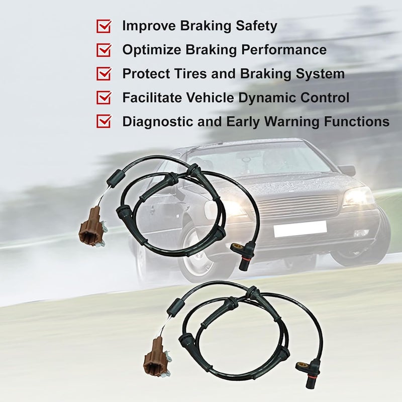 Bapmic ABS Wheel Speed Sensor Set for Nissan and Infiniti - Image 5