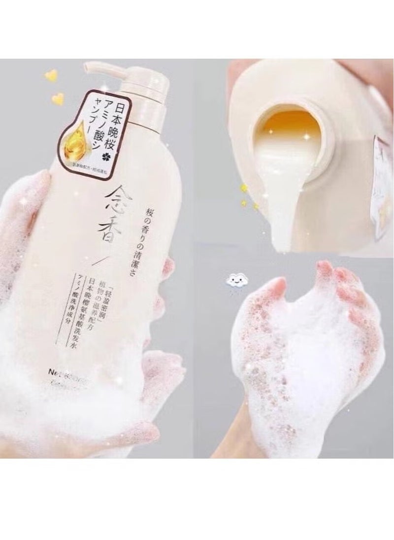 SAKURA Japanese Sakura shampoo (original) for hair growth 300 ml  - Image 2