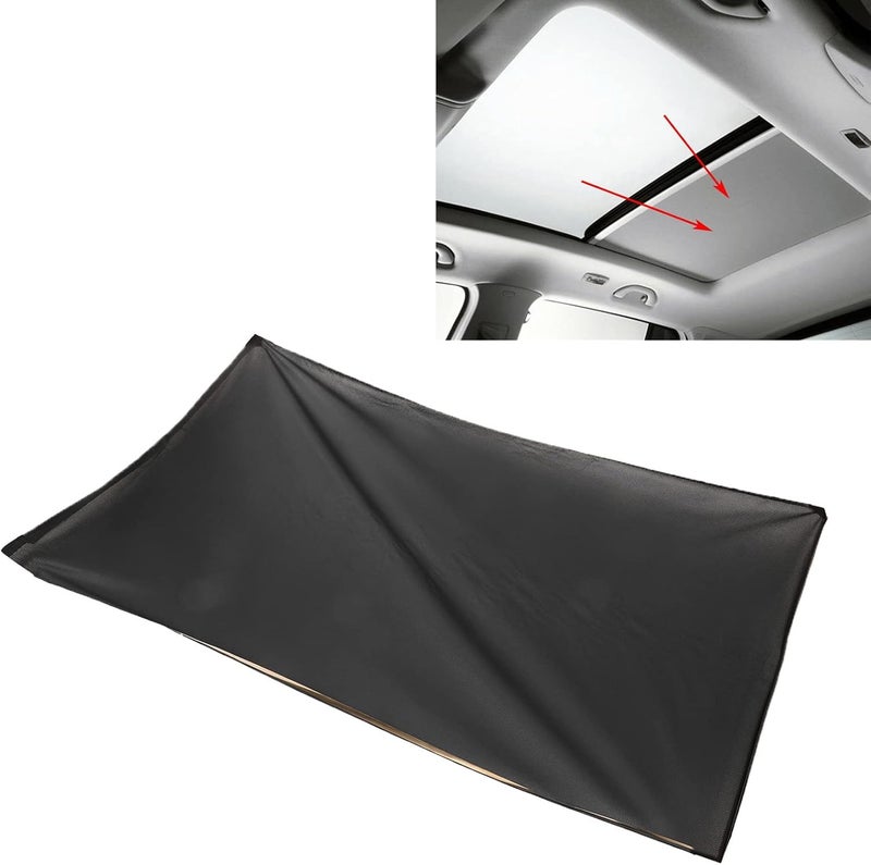 Sunroof Sunshade Corn Black, Cloth Sun Roof Skylight Shutter Curtain Set for 2009-2017, Variant - Effective Heat Reduction, Easy Fold Design, Wide Vehicle Fitment - Image 3