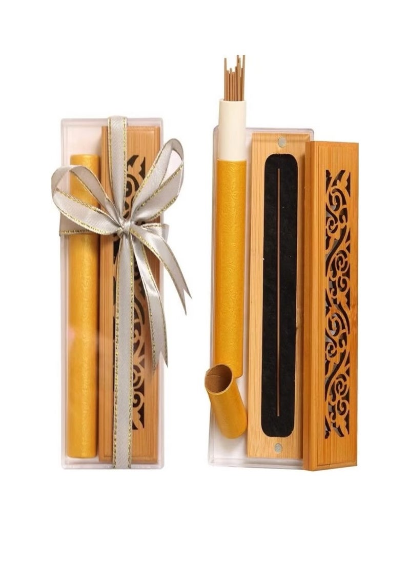 Incense Burner Gift Box with Incense sticks brown 10.5 CM - pzsku/ZAAEC53B2212585B41AF7Z/45/_/1726507414/da0c0445-37fd-444a-a08d-1615dd247a8a