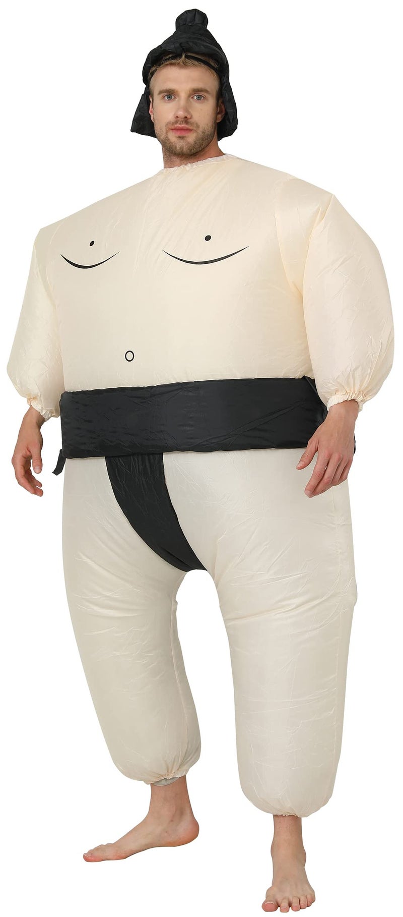 JASHKE Inflatable Sumo Wrestling Suits Sumo Costume Adult Blow up Sumo Costume Inflatable Costume Adult for Halloween Christmas - Image 5