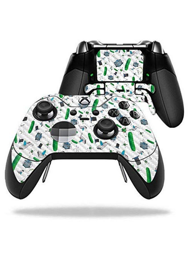MIGHTY SKINS Mightyskins Carbon Fiber Skin For Microsoft Xbox One Elite Controller Science Cartoon | Protective, Durable Textured Carbon Fiber Finish | Easy To Apply, Remove, And Change Styles | Made In The Usa - Image 1