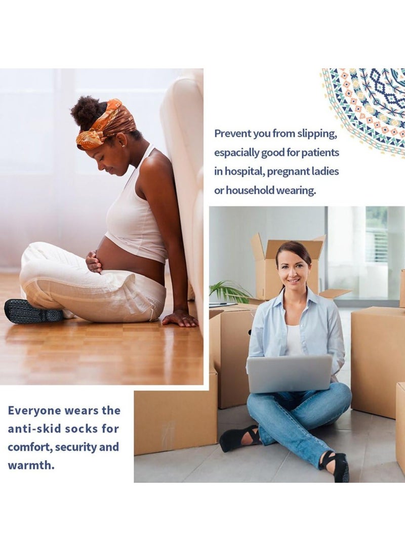 Yoga Socks for Women Non-Slip Grips &Straps, ldeal for Pilates, Pure Barre, Ballet,Dance, Barefoot Workout - Image 4