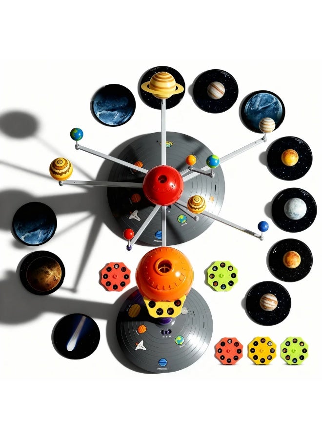 Solar System Projector for Kids – 8 Planets Voice Interactive Night Light with 24 Space Slides | STEM Astronomy Learning Toy | Galaxy Educational Lamp - Image 1