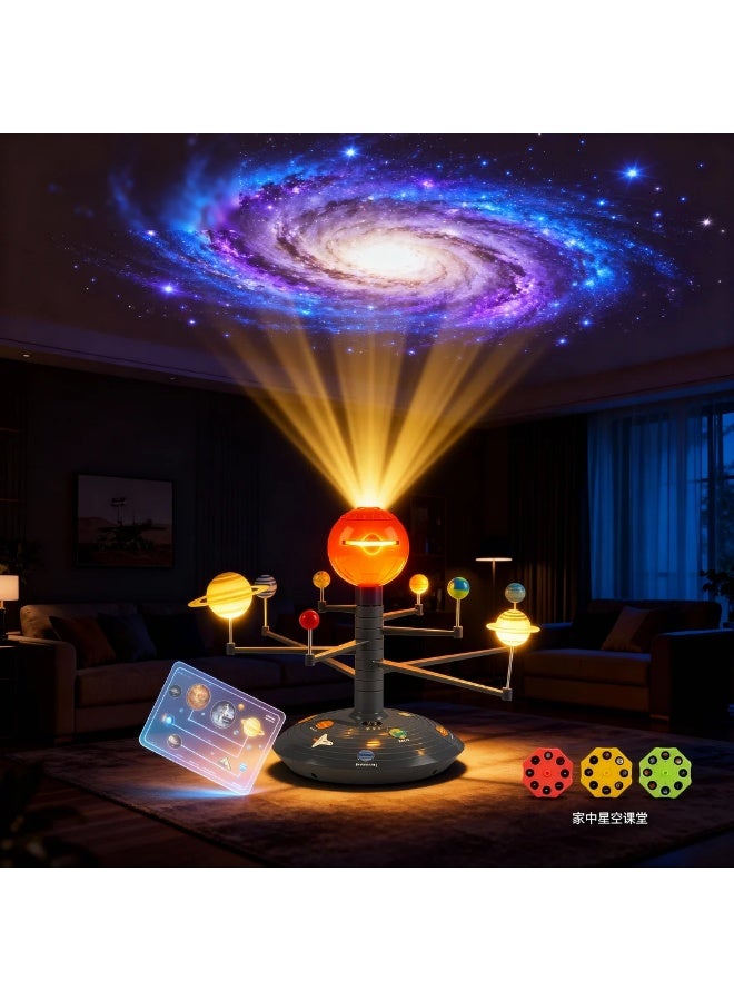 Solar System Projector for Kids – 8 Planets Voice Interactive Night Light with 24 Space Slides | STEM Astronomy Learning Toy | Galaxy Educational Lamp - Image 5