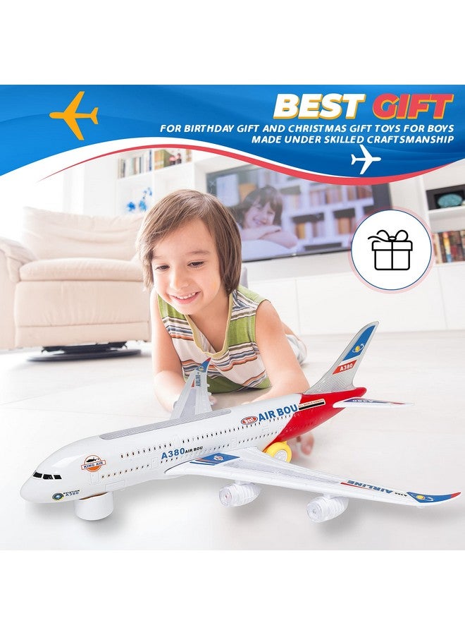 Kidsthrill Airplane Toy With Bump & Go, Flashing Lights & Sounds - For Boys & Girls Age 3-12 - Image 3