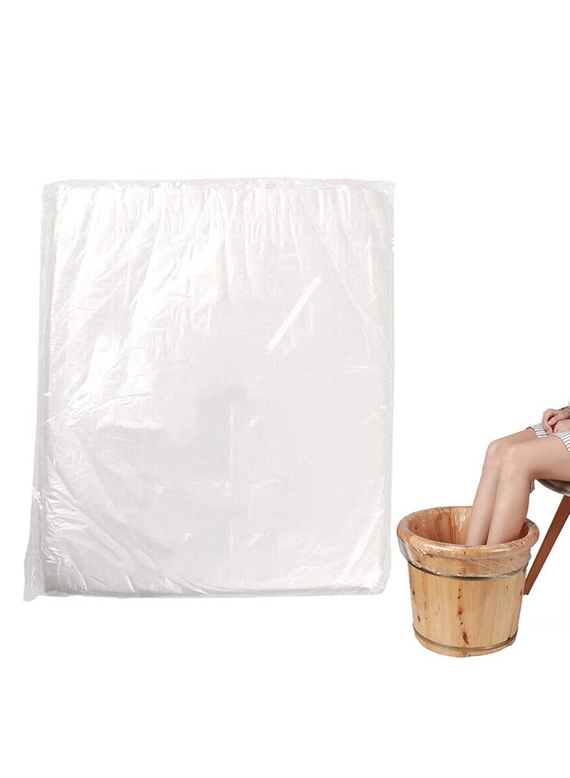 SYOSI 80 Pcs Disposable Foot Bath Bag Thicken Foot Bath Basin Bags Multifunctional Foot Tub Liners Disposable for Massage Centers Bath Centers Home Foot Spa Pedicure - Image 1
