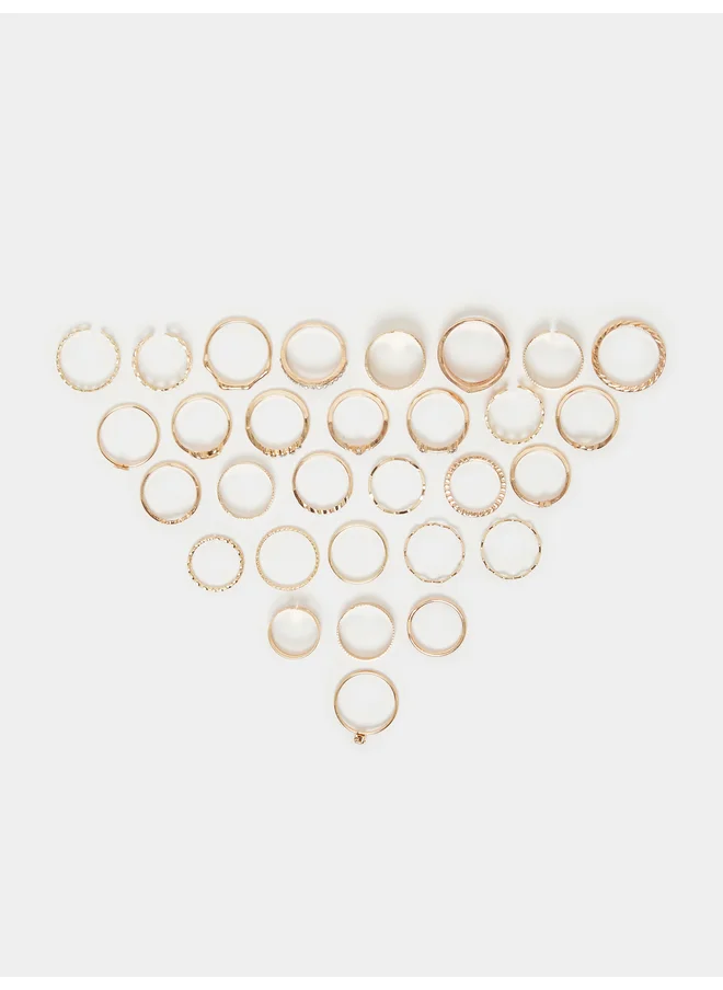 ستايلي Styli Multipack Rings