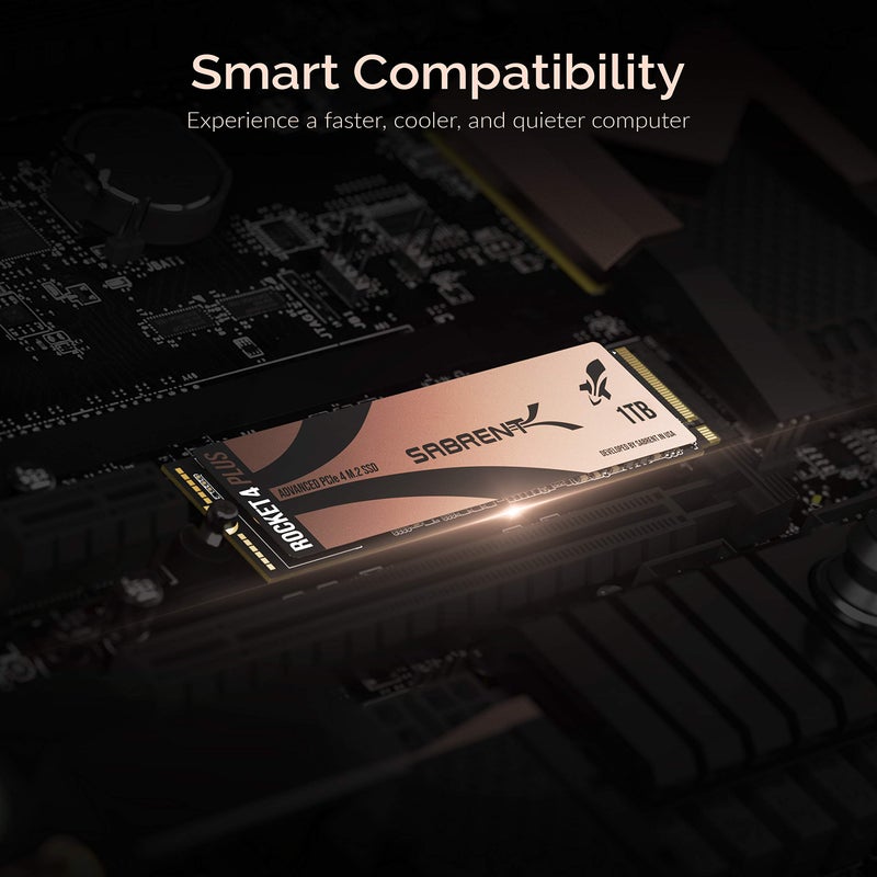 SABRENT 1TB Rocket 4 Plus NVMe 4.0 Gen4 PCIe M.2 Internal SSD Extreme Performance Solid State Drive (Latest Version) (SB-RKT4P-1TB) - Image 5