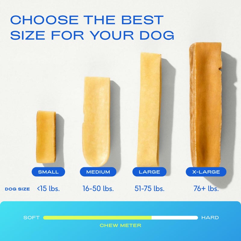 Native Pet Yak Cheese Himalayan Dog Chews - Long Lasting Dental Sticks for Medium Breeds â€“ 100% All Natural Himalayan Yak Chews for Medium Dogs â€“ Cheese Bone for Aggressive Chewers - 10 Per Pack - Image 5