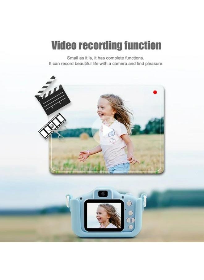 ELTRAZONE 12MP Front and Back Dual Cameras for Taking Photos and Recording Videos, Game Children Camera Built-in Multiple Cute Cartoon Photo Frames with 2.0in IPS Screen Gift - Image 5