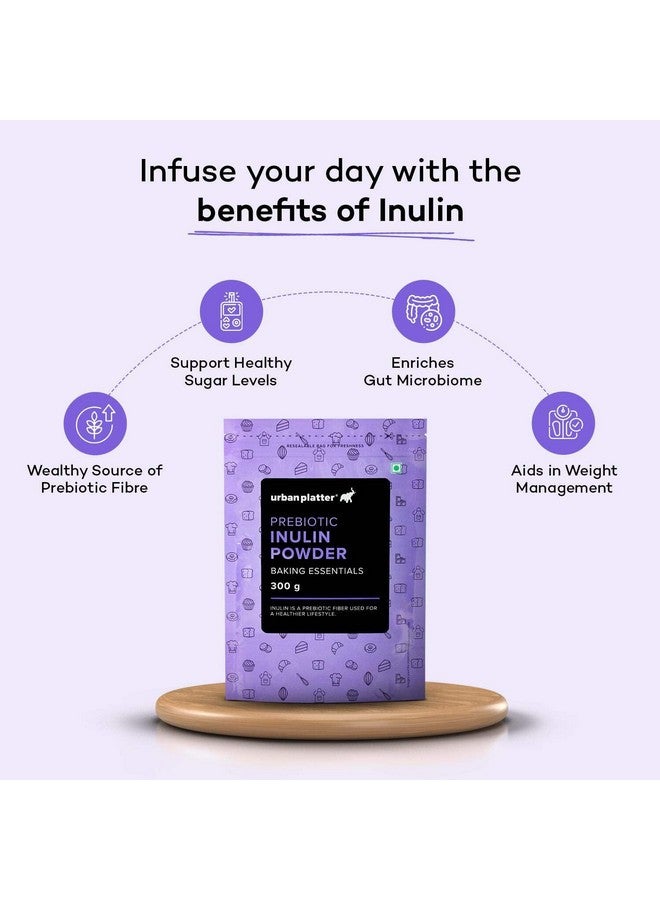 Urban Platter Inulin Powder, 300g (Fructo-Oligosaccharides | FOS | Prebiotic & Rich in Soluble Dietary Fibre | Supports Gut Health) - Image 4