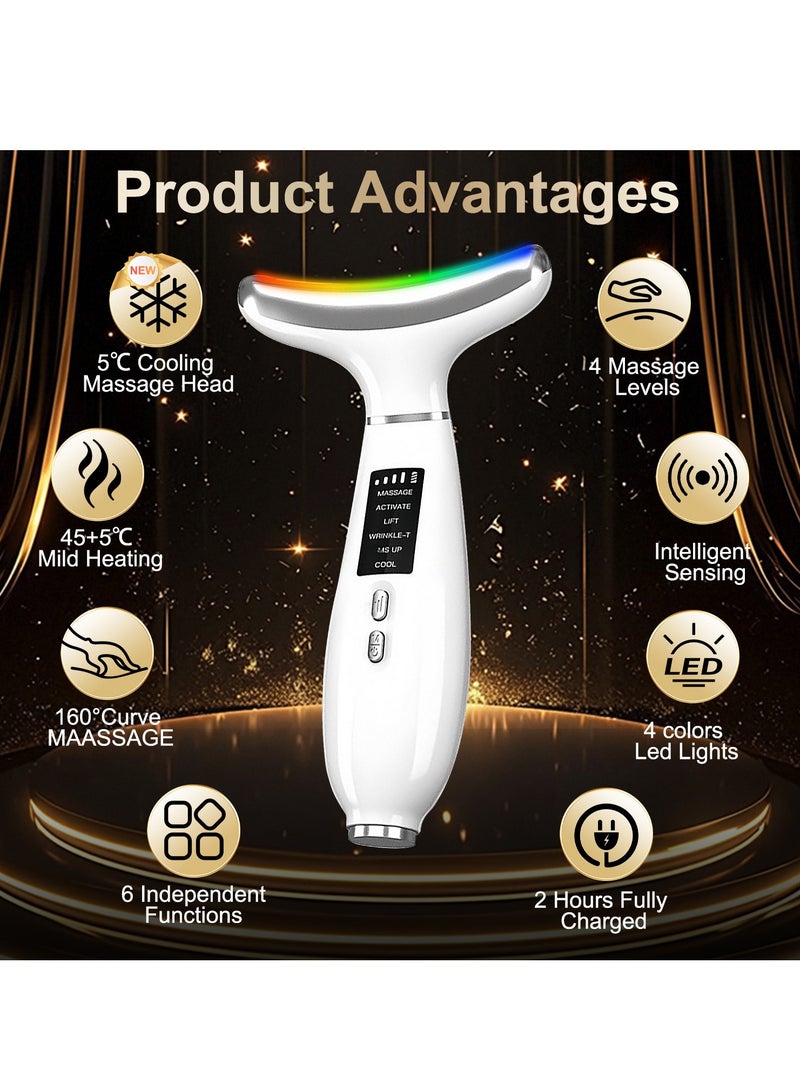 Necomi Face & Neck Massager, Skin Care, Facial Contouring Tool, Cooling and Thermal Functions for Anti-Aging, Lifting and Firming of Sagging Skin - Image 2