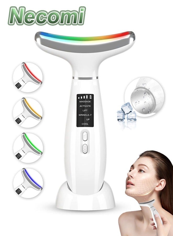 Necomi Face & Neck Massager, Skin Care, Facial Contouring Tool, Cooling and Thermal Functions for Anti-Aging, Lifting and Firming of Sagging Skin - Image 1