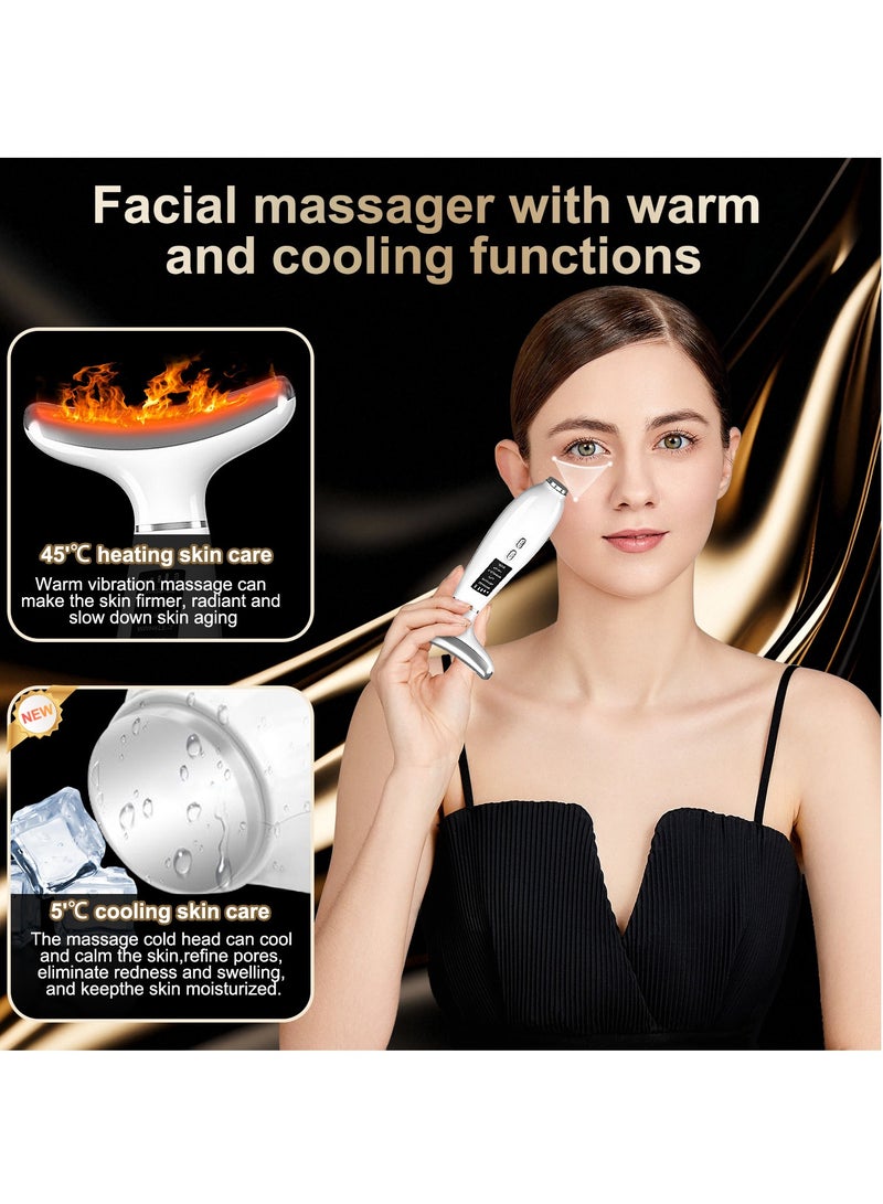 Necomi Face & Neck Massager, Skin Care, Facial Contouring Tool, Cooling and Thermal Functions for Anti-Aging, Lifting and Firming of Sagging Skin - Image 4