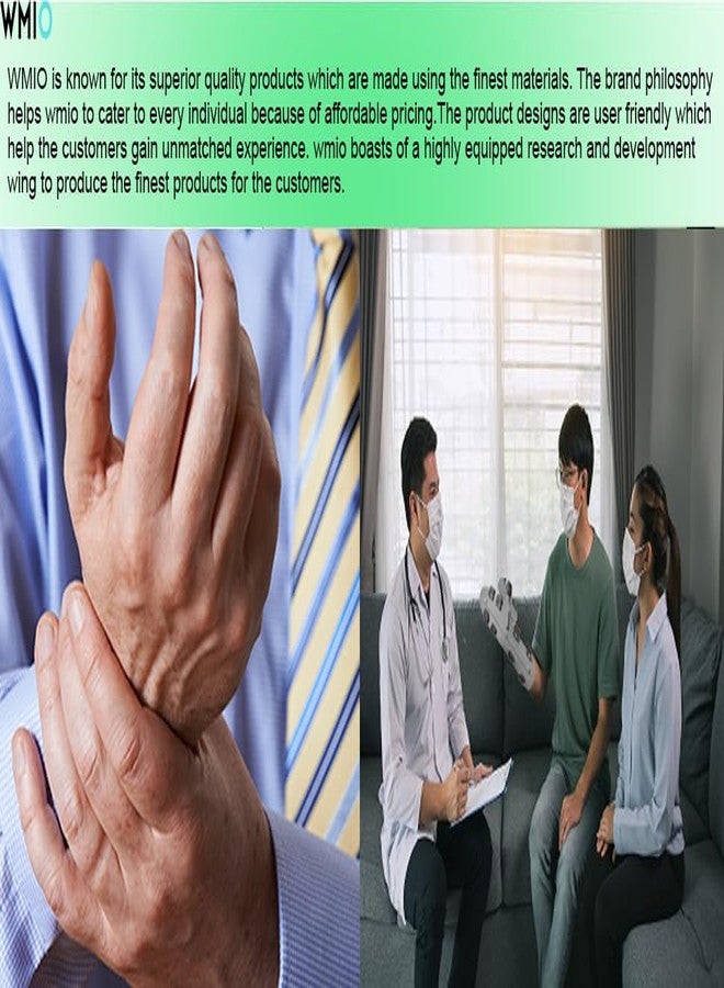 WMIO Aluminium Hand Resting Splint, Wrist Support Hand Orthosis Full Cockup Stroke & Paralysis (For Right Hand, S) - Image 3