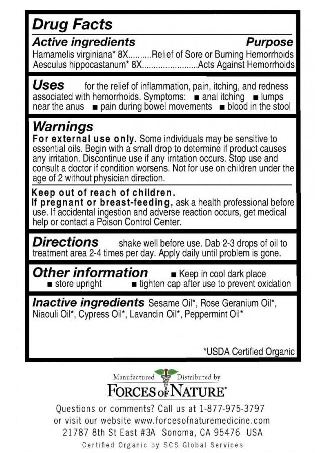 Forces of Nature Natural, Organic, Hemorrhoid Extra Strength Relief (5ml) Non GMO, No Harmful Chemicals -Quickly Shrink Enlarged Veins, Ease Pain, Soreness, Itching Associated with Hemorrhoids - pzsku/ZAAECEA79FD2F3CAC89A8Z/45/_/1728156938/620c6348-d8e8-4880-b282-56583369089c