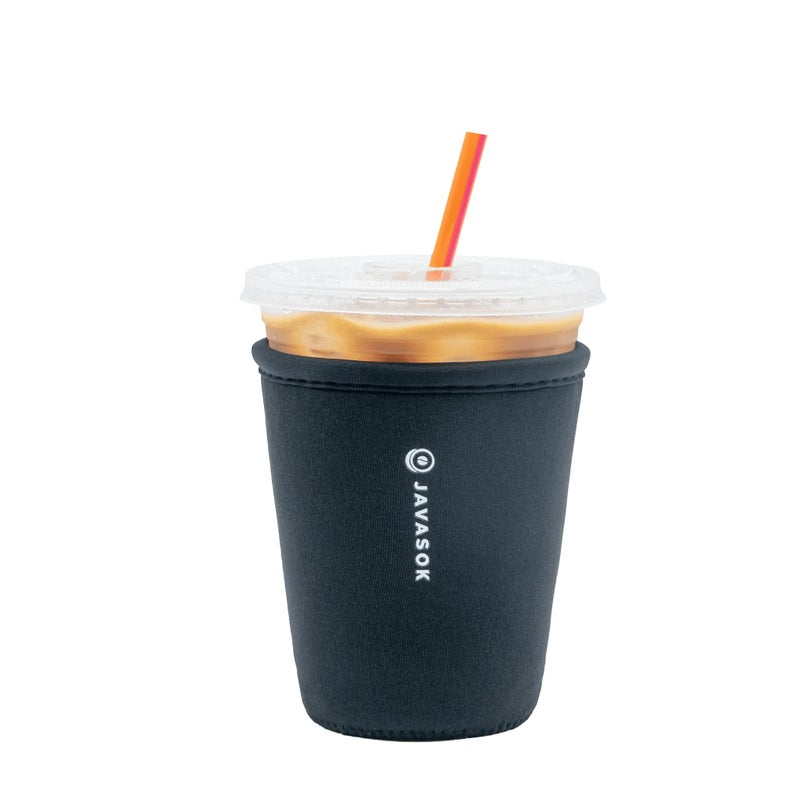 Sok It Java Sok Iced Coffee & Cold Soda Insulated Neoprene Cup Sleeve (Black XLarge: 38-42oz) - Image 1