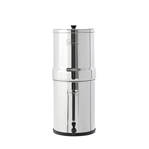 Berkey Royal Berkey Gravity-Fed Stainless Steel Countertop Water Filter System 3.25 Gallon with 2 Authentic Black Berkey Elements BB9-2 Filters - Image 1