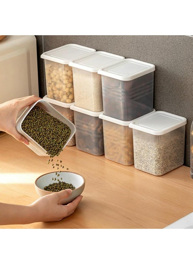 SPECIFY 6 Fridge Multipurpose Containers for Space-Saving Refrigerator Side Door Organizer - Kitchen Fruits, Vegetables Organizer - Transparent - Image 2