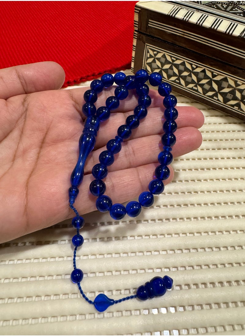 just naturals - Small Faturan Bakelite Prayer Beads For Men 33 Beads Size 8mm - Image 1