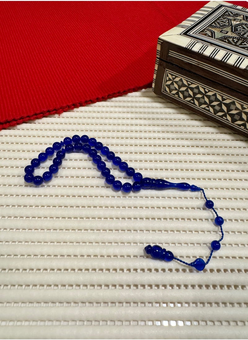 just naturals - Small Faturan Bakelite Prayer Beads For Men 33 Beads Size 8mm - Image 1