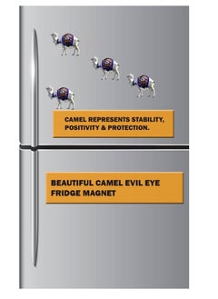 REBUY Camel with Evil Eye Fridge Magnet  - Image 3