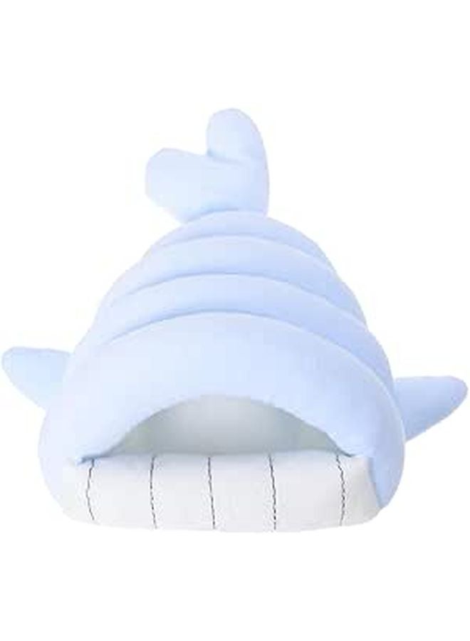Warm Cotton Hamster Bed Small Sky Blue Cozy Small Animal Sleeping House - Image 1