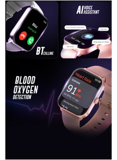 Faster Faster Nerv Smart Watch 3- Smartwatch 1.99 Inches TFT Display 240x 286 Resolution- Smartwatches for Women and Men- Health and Fitness Tracker 100 Plus Sports Mode  - Image 2