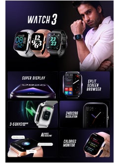 Faster Faster Nerv Smart Watch 3- Smartwatch 1.99 Inches TFT Display 240x 286 Resolution- Smartwatches for Women and Men- Health and Fitness Tracker 100 Plus Sports Mode  - Image 3