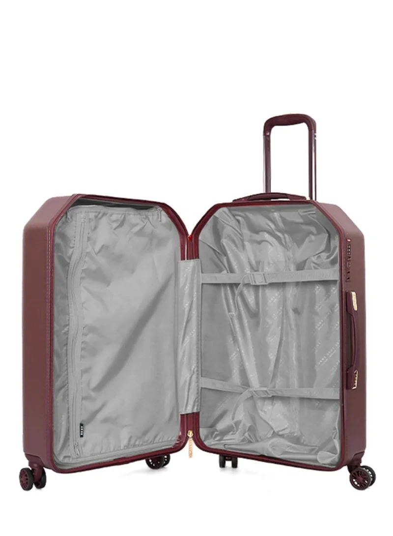 DKNY Dkny Allure Hardside Luggage on Wheels for Unisex | Ultra Lightweight ABS on with Spinner Wheels 4 Color Burgundy