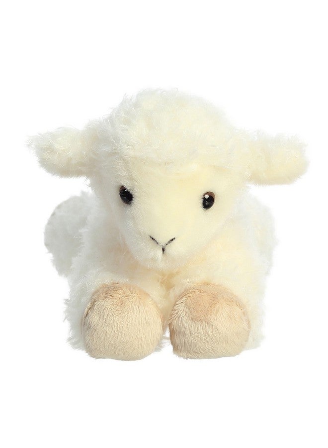 Aurora® Adorable Mini Flopsie™ Luna Lamb™ Stuffed Animal - Playful Ease - Timeless Companions - White 8 Inches - Image 2
