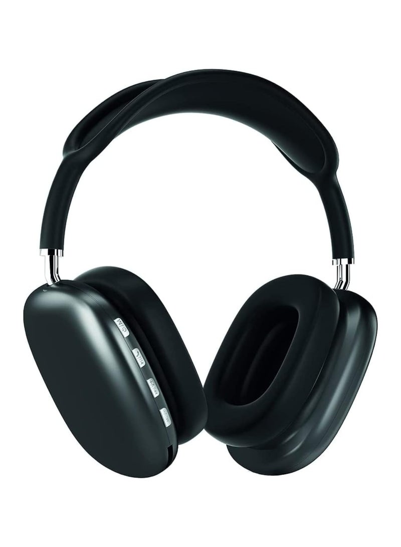 P9 Plus Max Wireless Over-Ear Headphones Headset – HiFi Sound, Bluetooth, Comfortable Design, Black