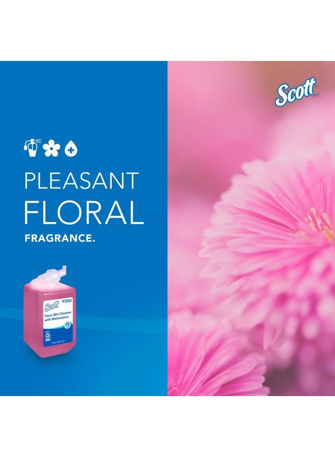 Scott Pro Foam Skin Cleanser With Moisturizers, Light Floral, 1,000 Ml Bottle - Image 4