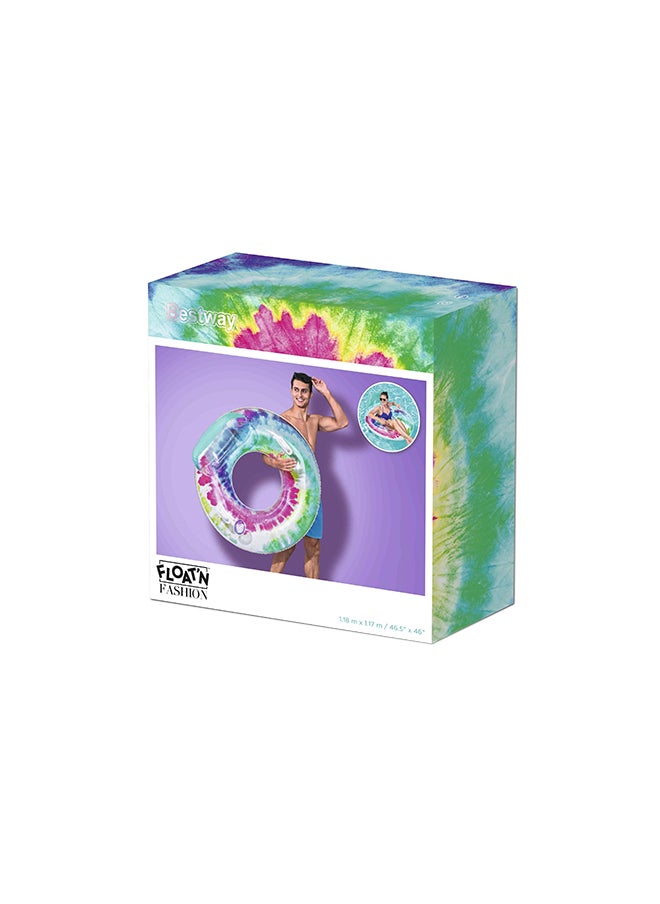 Bestway Swim Ring Tie Dye 118x117 Cm  - Image 1