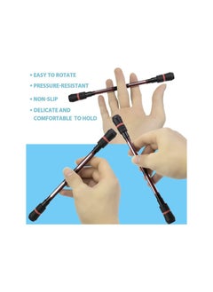 Y&D Spinning Pens, 12 Pcs Writable Rolling Finger Pen, Printing Rotating Pen Non-Slip Coated Mod with Weighted for Gaming Student Office Supplies, Black Ink, Relieve Stress (0.5 mm）  - Image 2