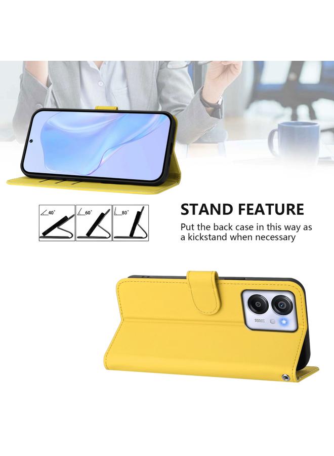 اس-توب جراب لهاتف Blackview Oscal Modern 8 / لون 8 جراب هاتف من الجلد بلون سادة مع حبل - Image 3