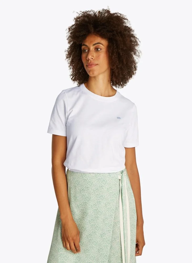 تومي هيلفيغر Logo Crew Neck T-Shirt