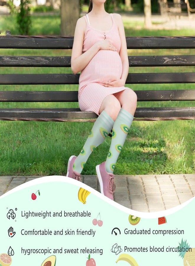 fenglaoda Compression Socks for Women Men Support Circulation 6 Pairs Socks For Nurse, Travel, Flight - Image 4