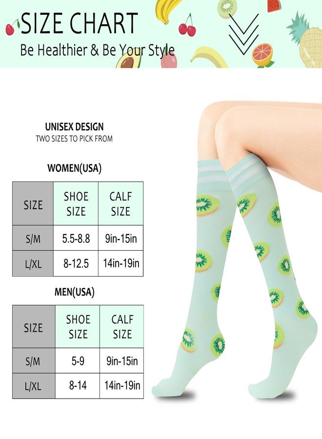 fenglaoda Compression Socks for Women Men Support Circulation 6 Pairs Socks For Nurse, Travel, Flight - Image 3
