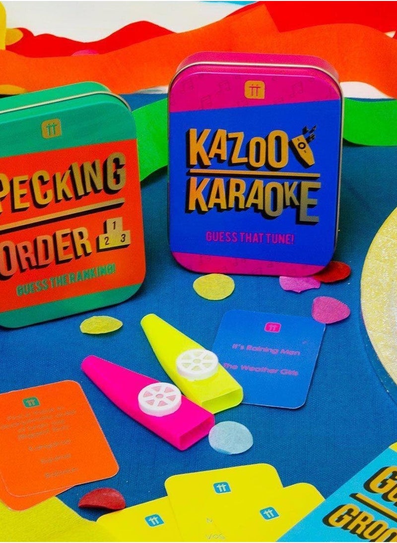 Talking Tables Kazoo Karaoke Tin Game  - Image 1