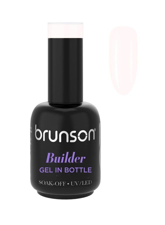 brunson Builder Gel BIAB 10in1 Builder Gel In A Bottle 18ml Soak Off UV LED Hard Gel for Nail extension Builder Base Gel Nail Polish for Long lasting Fake Nail Extension Nail Art Strong Nails Tips