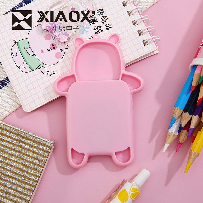 Supply Mini Calculator Cartoon Cute Bear Calculator Student Mini Portable Small Calculator - Image 5