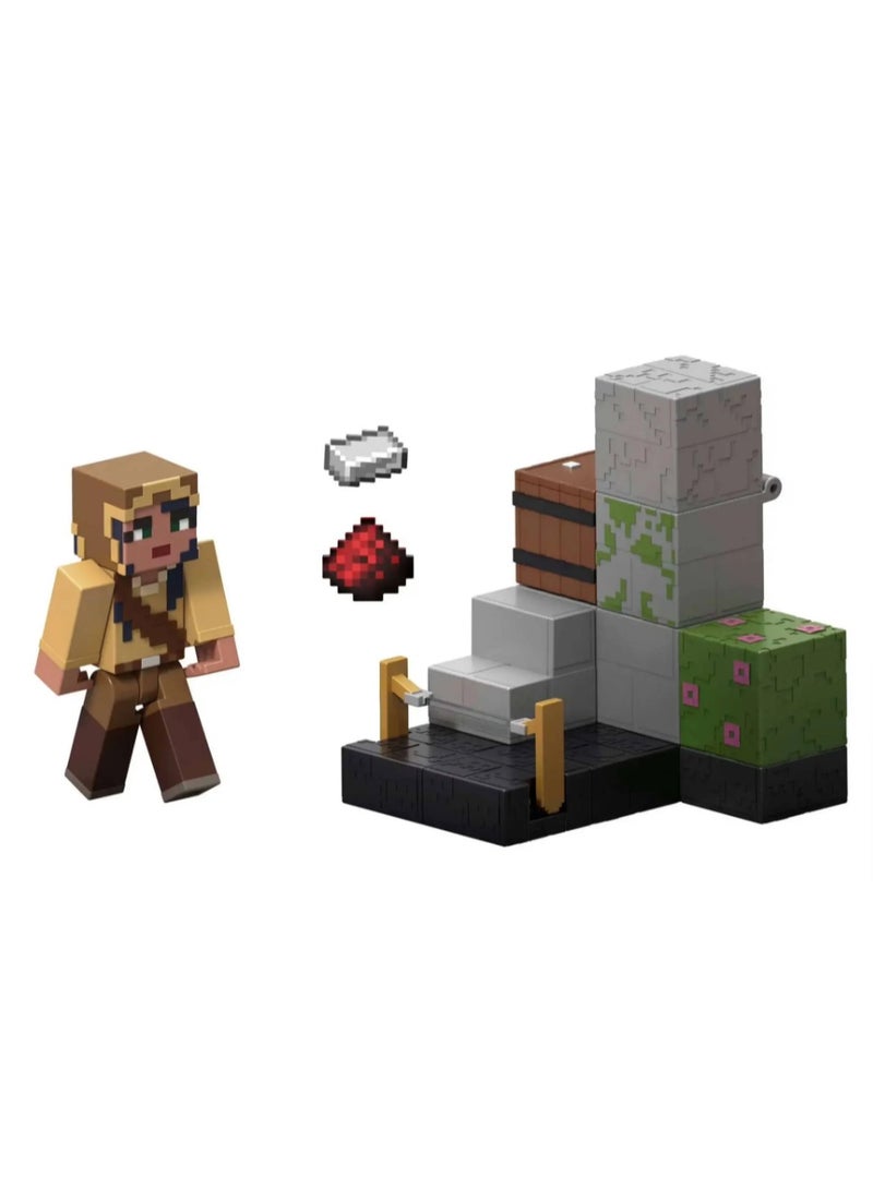 Mattel Games Minecraft Redstone Trapper's Tripwire Figure Set - Image 2