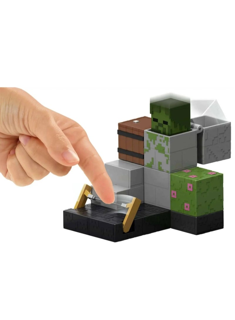 Mattel Games Minecraft Redstone Trapper's Tripwire Figure Set - Image 3