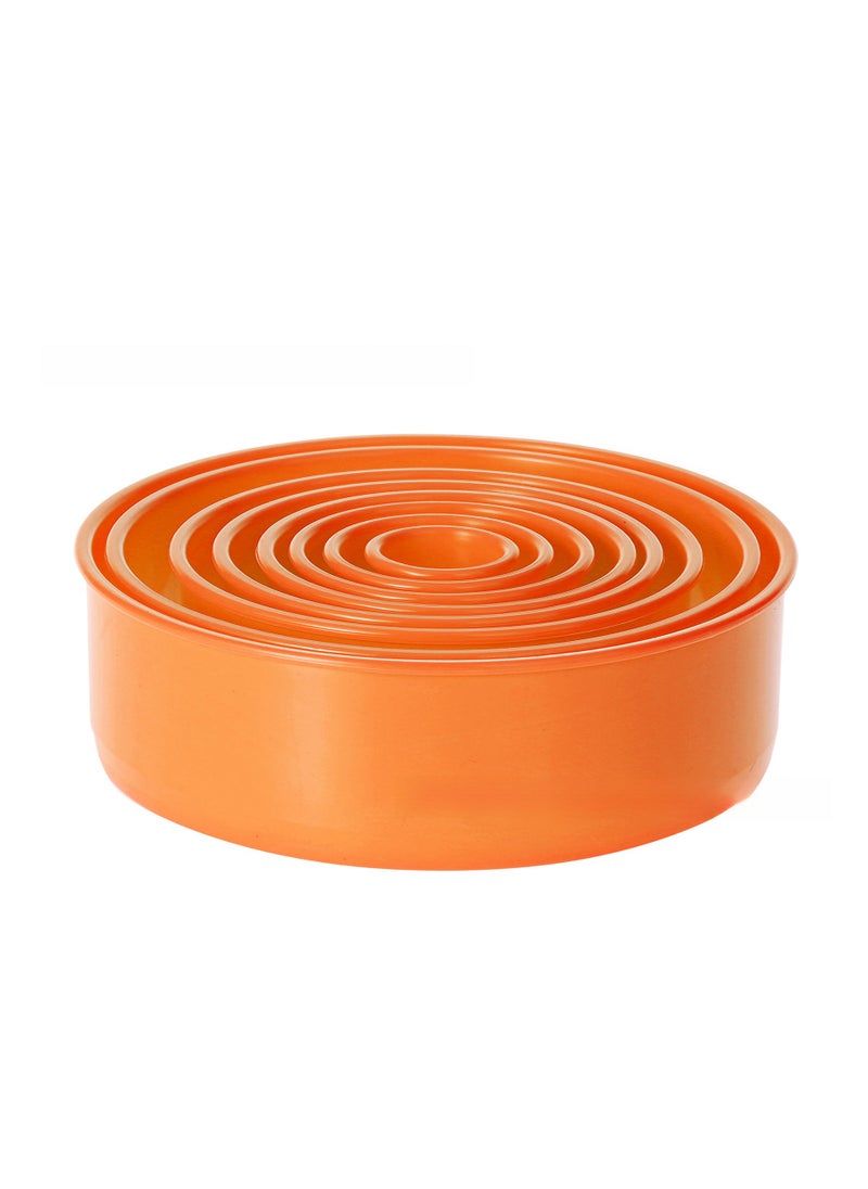 Arabest 1 x 5 pcs 8pcs Baking Mold Set for Cookies, Fruits  Mousse Orange 
