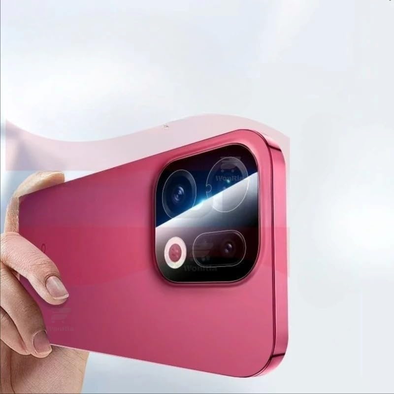 WonRia ® Pack 1- Back Camera Glass Protector for Oppo Find X9 5G Camera Lens Protector Guard [3D Premium] - Black - Image 4