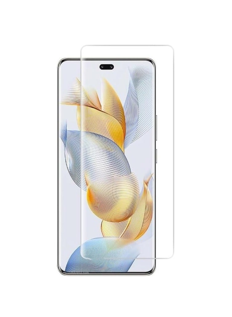 DUSALA For Honor 90 Pro Screen Protector UV Tempered Glass Full Cover the Screen 9H Hardness Anti-Scratch Anti-Shatter, Anti-Fingerprint Screen Protector for Honor 90 Pro 5G 2023 (UV Clear) - Image 1