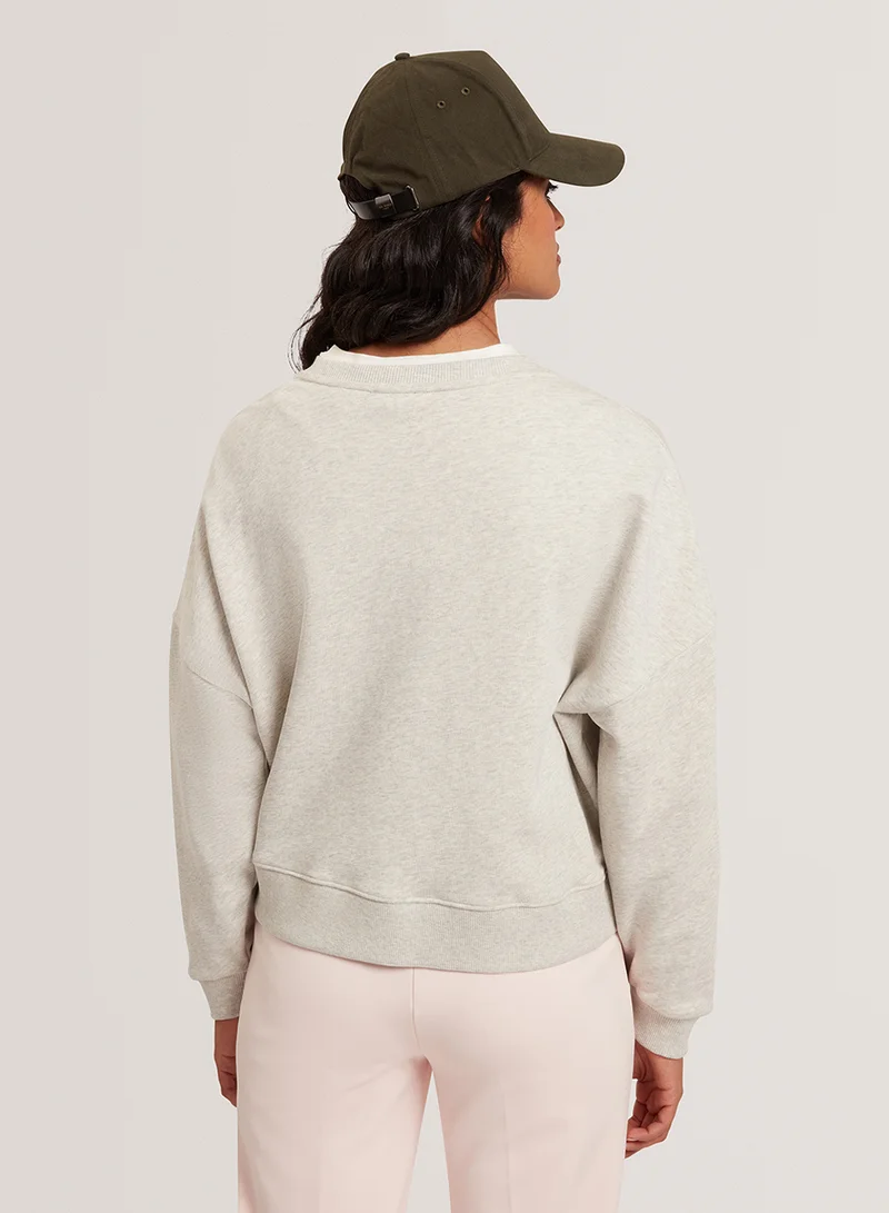 Ted Baker Printed Embroidered Sweatshirt