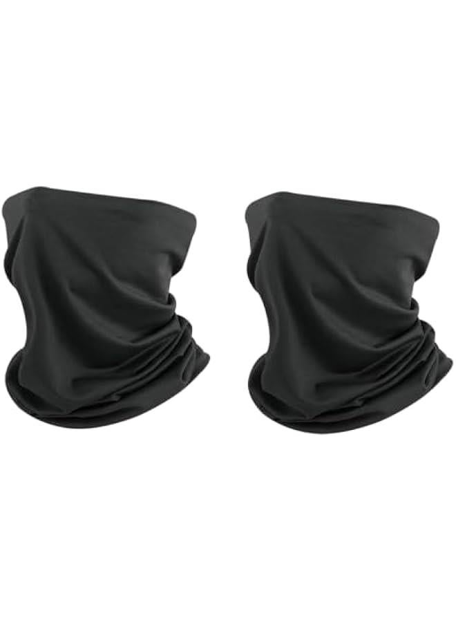 Bandana for Dust & Sun Protection, Ces with Cool Lightweight, Windproof, Breathable Material, Fishing Hiking Running Cycling, Black - Image 1